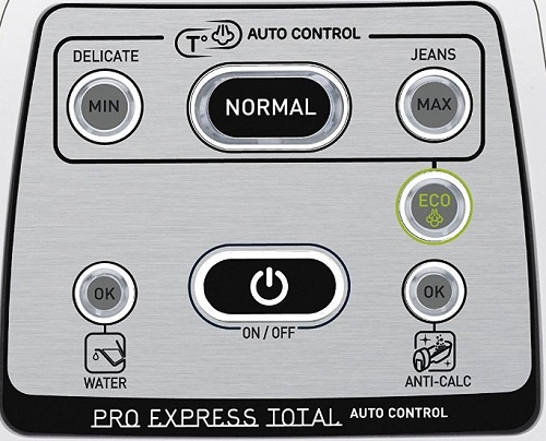 Centrale vapeur - Calor GV8957 - Commandes